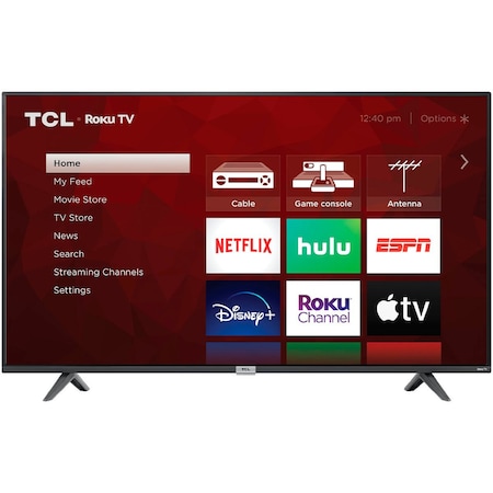 Tcl 75” Class 4 Series 4K UHD Smart Roku TV 75S435